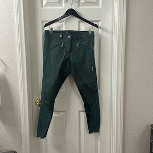 Cavallo Caja grip full seat breeches in bottle green - 30R
